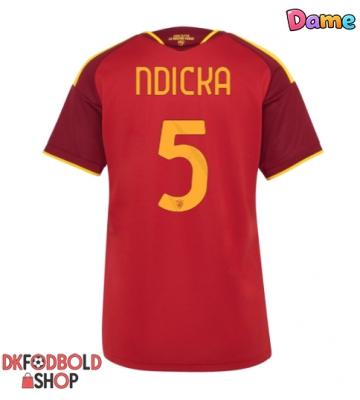 AS Roma Evan Ndicka #5 Hjemmebanetrøje Dame 2026-27 Kort ærmer AS Roma Evan Ndicka #5 Hjemmebanetrøje Dame 2026-27 Kort ærmer